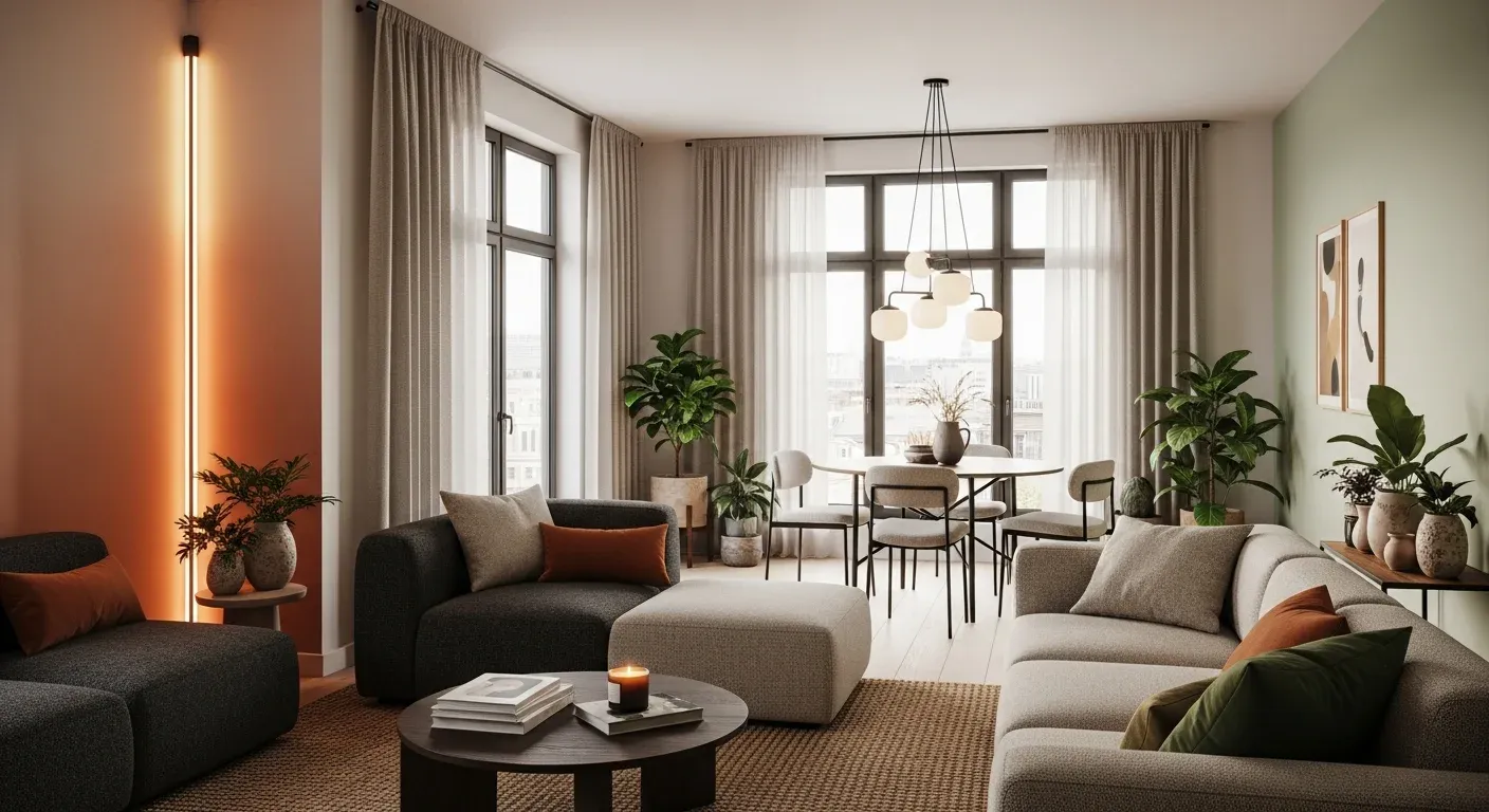 Tips for achieving ambient lighting with a corner led profile in open-plan spaces